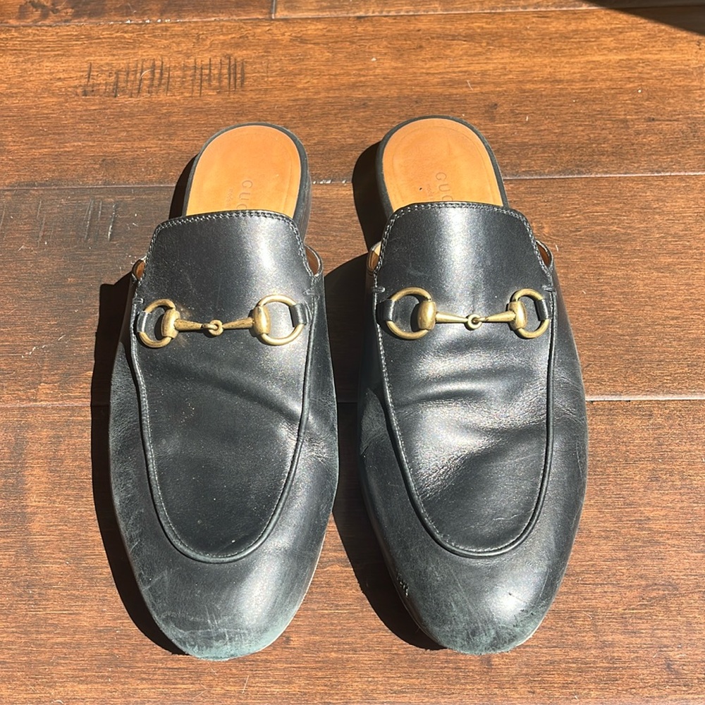 Gucci Princetown Leather Mule